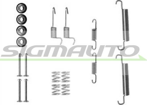 SIGMAUTO SK0894 - Комплектующие, барабанный тормозной механизм autospares.lv