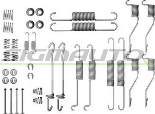 SIGMAUTO SK0852 - Комплектующие, барабанный тормозной механизм autospares.lv