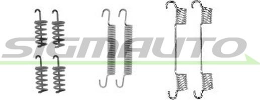 SIGMAUTO SK0868 - Комплектующие, барабанный тормозной механизм autospares.lv