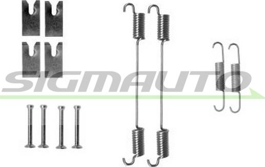 SIGMAUTO SK0862 - Комплектующие, барабанный тормозной механизм autospares.lv