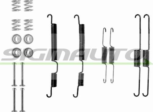 SIGMAUTO SK0813 - Комплектующие, барабанный тормозной механизм autospares.lv