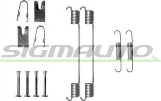 SIGMAUTO SK0883 - Комплектующие, барабанный тормозной механизм autospares.lv