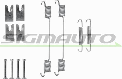 SIGMAUTO SK0836 - Комплектующие, барабанный тормозной механизм autospares.lv