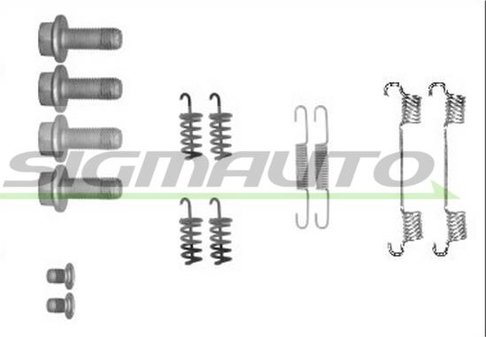 SIGMAUTO SK0878 - Комплектующие, барабанный тормозной механизм autospares.lv