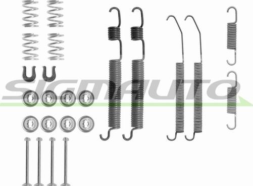 SIGMAUTO SK0759 - Комплектующие, барабанный тормозной механизм autospares.lv