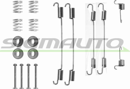 SIGMAUTO SK0750 - Комплектующие, барабанный тормозной механизм autospares.lv