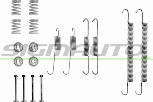 SIGMAUTO SK0757 - Комплектующие, барабанный тормозной механизм autospares.lv