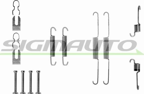 SIGMAUTO SK0763 - Комплектующие, барабанный тормозной механизм autospares.lv