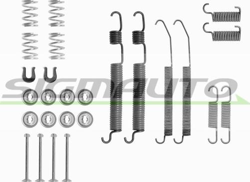 SIGMAUTO SK0762 - Комплектующие, барабанный тормозной механизм autospares.lv