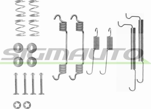 SIGMAUTO SK0709 - Комплектующие, барабанный тормозной механизм autospares.lv