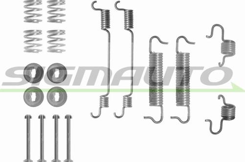 SIGMAUTO SK0780 - Комплектующие, барабанный тормозной механизм autospares.lv