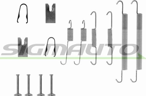 SIGMAUTO SK0771 - Комплектующие, барабанный тормозной механизм autospares.lv