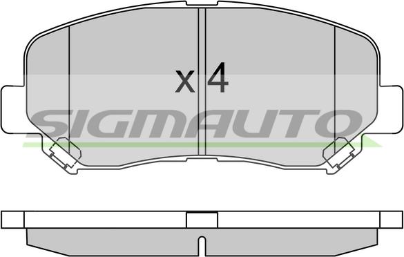 AISIN SN179 - Тормозные колодки, дисковые, комплект autospares.lv