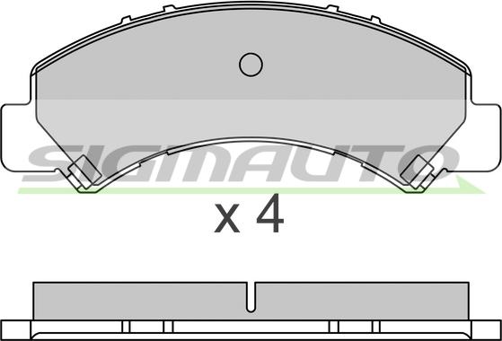 FIT FP4149 - Тормозные колодки, дисковые, комплект autospares.lv