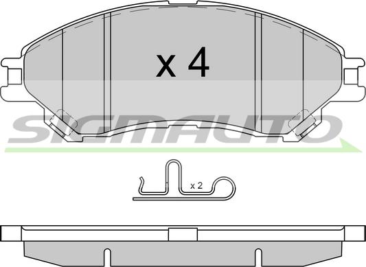 SBS 225226 - Тормозные колодки, дисковые, комплект autospares.lv