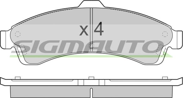 DON DOND882 - Тормозные колодки, дисковые, комплект autospares.lv