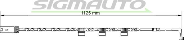 SIGMAUTO WI0646 - Сигнализатор, износ тормозных колодок autospares.lv