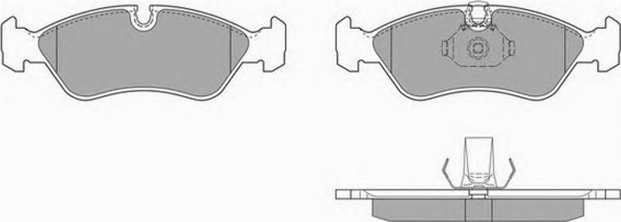 Simer 487.1 - Тормозные колодки, дисковые, комплект autospares.lv