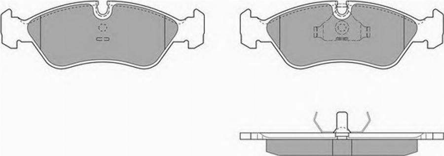 Simer 487 - Тормозные колодки, дисковые, комплект autospares.lv