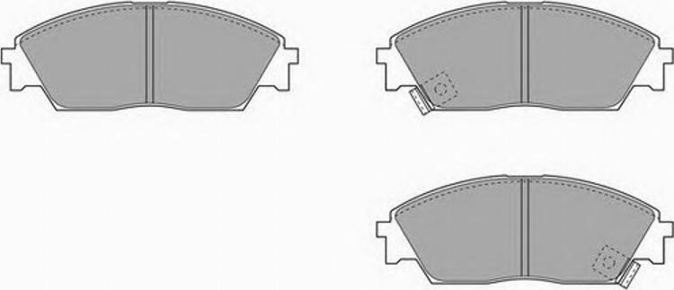 Simer 4761 - Тормозные колодки, дисковые, комплект autospares.lv