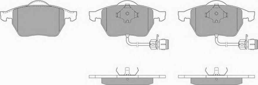 Simer 581 - Тормозные колодки, дисковые, комплект autospares.lv