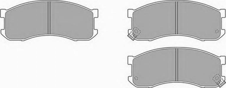 Simer 644 - Тормозные колодки, дисковые, комплект autospares.lv