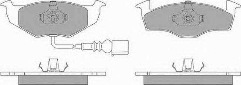 Simer 656.3 - Тормозные колодки, дисковые, комплект autospares.lv