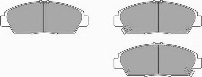 Simer 683 - Тормозные колодки, дисковые, комплект autospares.lv