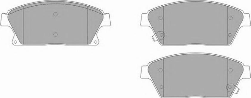 Simer 1079 - Тормозные колодки, дисковые, комплект autospares.lv