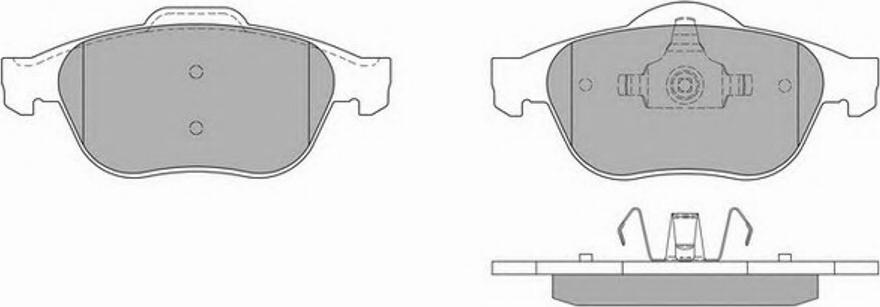 Simer 835.1 - Тормозные колодки, дисковые, комплект autospares.lv