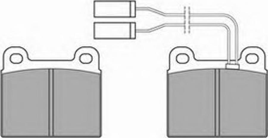 Simer 298 - Тормозные колодки, дисковые, комплект autospares.lv