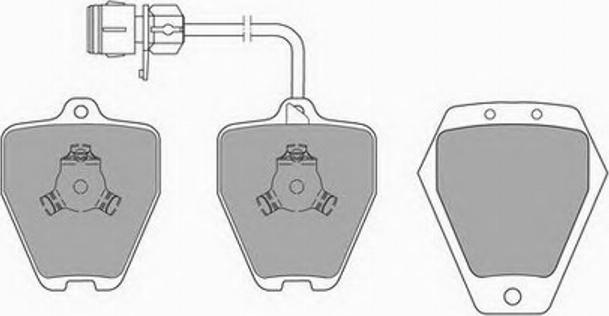 Simer 716 - Тормозные колодки, дисковые, комплект autospares.lv