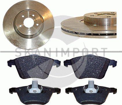 SKANIMPORT 624-9122 - Дисковый тормозной механизм, комплект autospares.lv