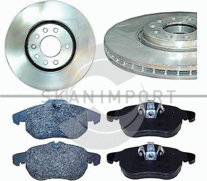 SKANIMPORT 624-497 - Дисковый тормозной механизм, комплект autospares.lv