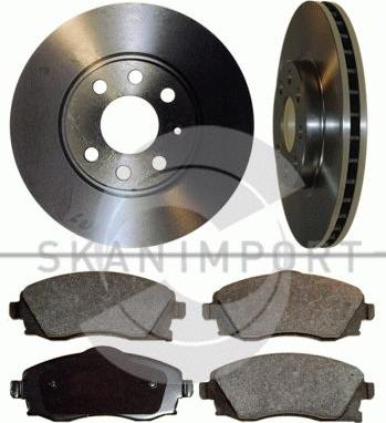 SKANIMPORT 624-6050 - Дисковый тормозной механизм, комплект autospares.lv