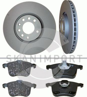 SKANIMPORT 624-132 - Дисковый тормозной механизм, комплект autospares.lv