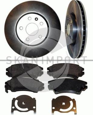 SKANIMPORT 624-2214 - Дисковый тормозной механизм, комплект autospares.lv