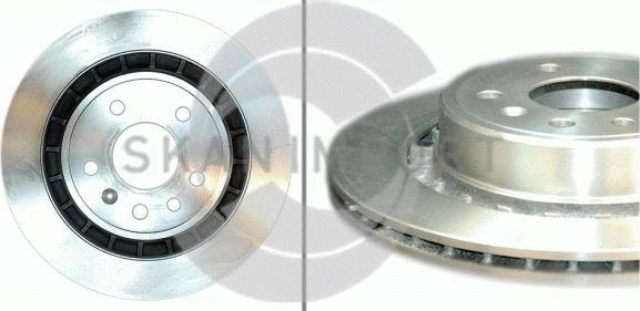 SKANIMPORT 622-3593 - Тормозной диск autospares.lv
