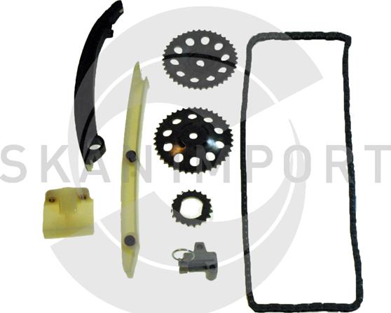 SKANIMPORT 001.1271 - Комплект цепи привода распредвала autospares.lv