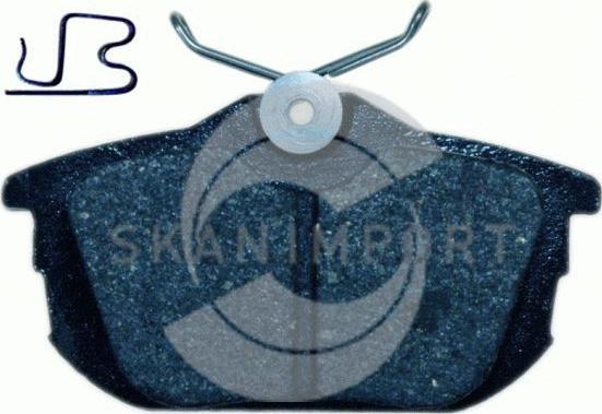 SKANIMPORT BB 978 - Тормозные колодки, дисковые, комплект autospares.lv