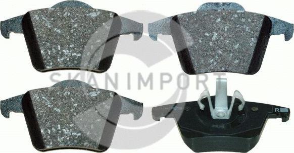 SKANIMPORT BB 4528 - Тормозные колодки, дисковые, комплект autospares.lv