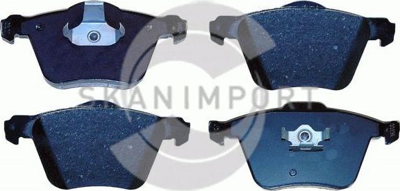 SKANIMPORT BV 4331 - Тормозные колодки, дисковые, комплект autospares.lv