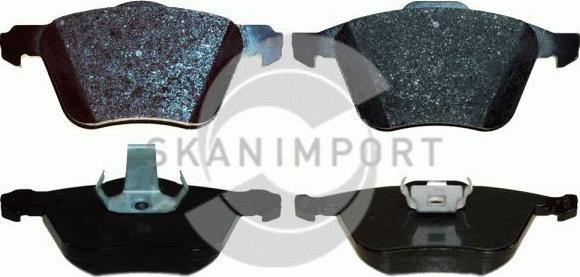 SKANIMPORT BB 4285 - Тормозные колодки, дисковые, комплект autospares.lv
