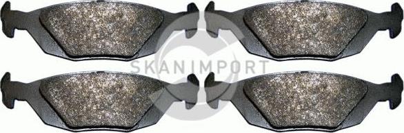 SKANIMPORT BB 534 - Тормозные колодки, дисковые, комплект autospares.lv