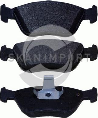 SKANIMPORT BB 267 - Тормозные колодки, дисковые, комплект autospares.lv