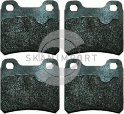 SKANIMPORT BB 7072 - Тормозные колодки, дисковые, комплект autospares.lv