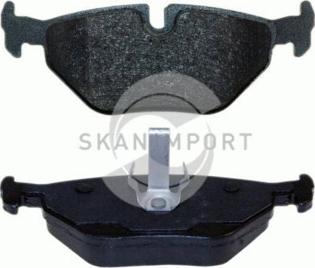 SKANIMPORT BH 8110-1 - Тормозные колодки, дисковые, комплект autospares.lv