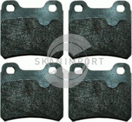 SKANIMPORT BH 7072 - Тормозные колодки, дисковые, комплект autospares.lv