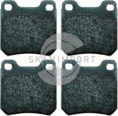 SKANIMPORT BH 7241 - Тормозные колодки, дисковые, комплект autospares.lv