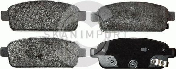 SKANIMPORT BHO 9294 - Тормозные колодки, дисковые, комплект autospares.lv